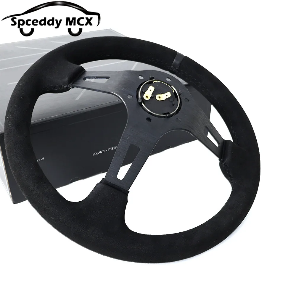 Volante deportivo Racing Sport negro edición con plato profundo - imagen 4