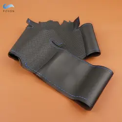 Trenza volante cuero perforado cosida a mano – Hyundai Santa Fe 13-18
