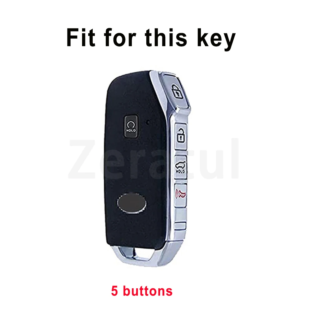 Funda TPU para llave con carcasa de 5 botones