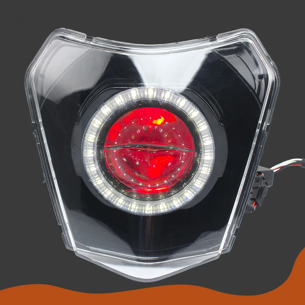 Placa soporte LED faro redondo para KTM EXC SXF – Motocross y Enduro - imagen 4