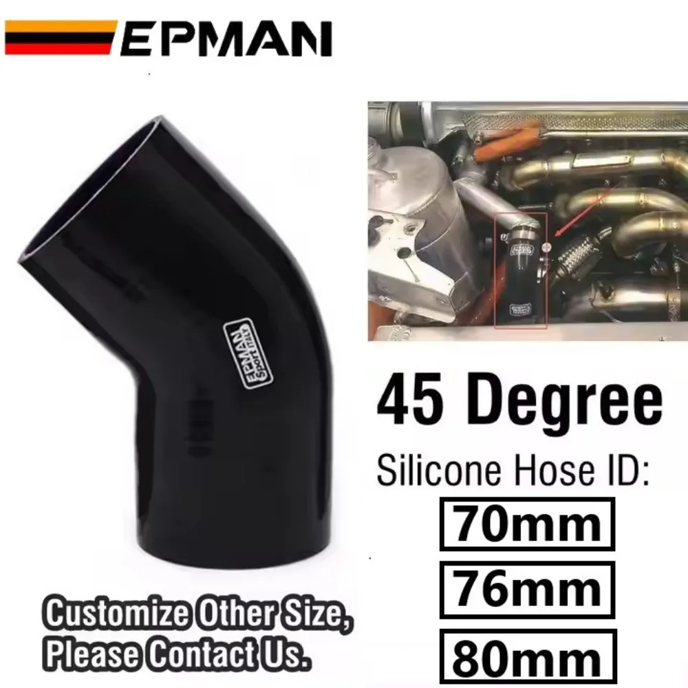 EPMAN manguera de silicona con codo para BMW E34 - imagen 2