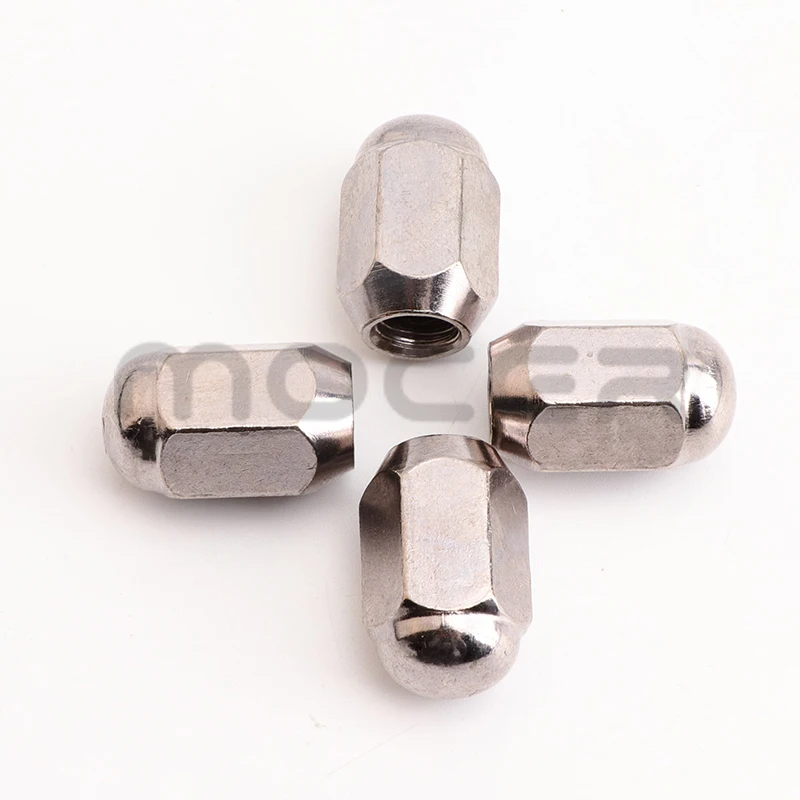4 Unidades de Tuercas de Rueda Cromadas M10x1,25 para ATV y UTV - imagen 3