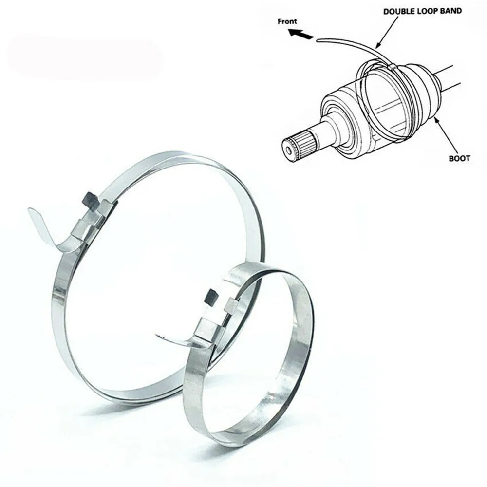Abrazaderas para fuelle de transmisión universal de acero inoxidable - imagen 4