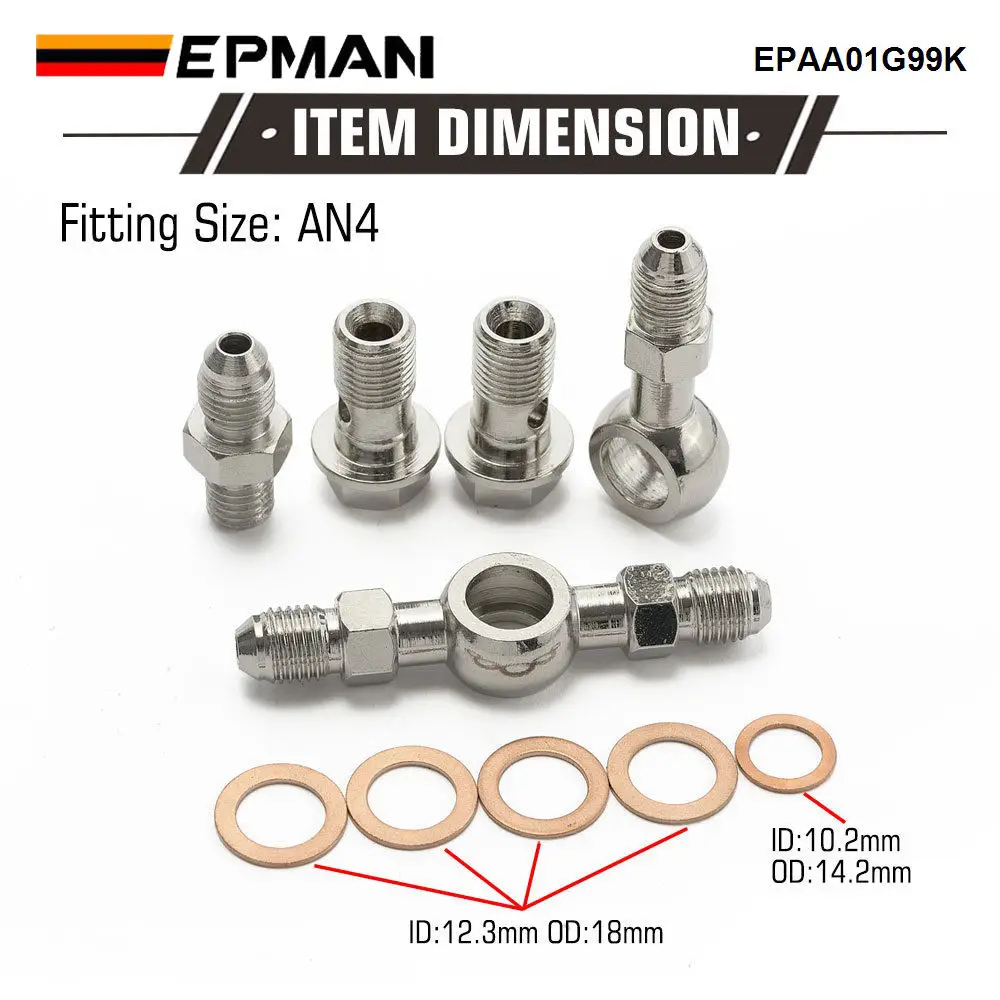 Kit alimentación aceite turbo EPMAN – Subaru AVCS, TDO4 TD06 - imagen 4