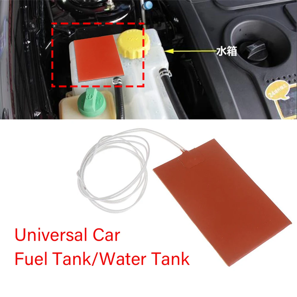 Cárter de aceite de motor de 220V y 300W, tanque de sumidero, almohadilla calefactora de goma de silicona, Kits de placa calefactora para coche, SUV, camión, tablero aislante impermeable - imagen 4