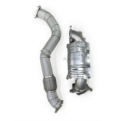 Bajante catalítico alto rendimiento para Mercedes CLA45 AMG 2.0T