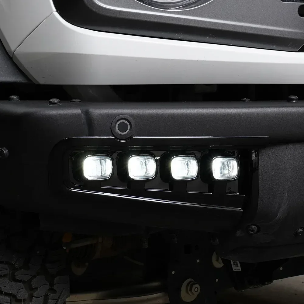 Parachoques delantero Ford Bronco 2021-2022 con luz diurna LED - imagen 3