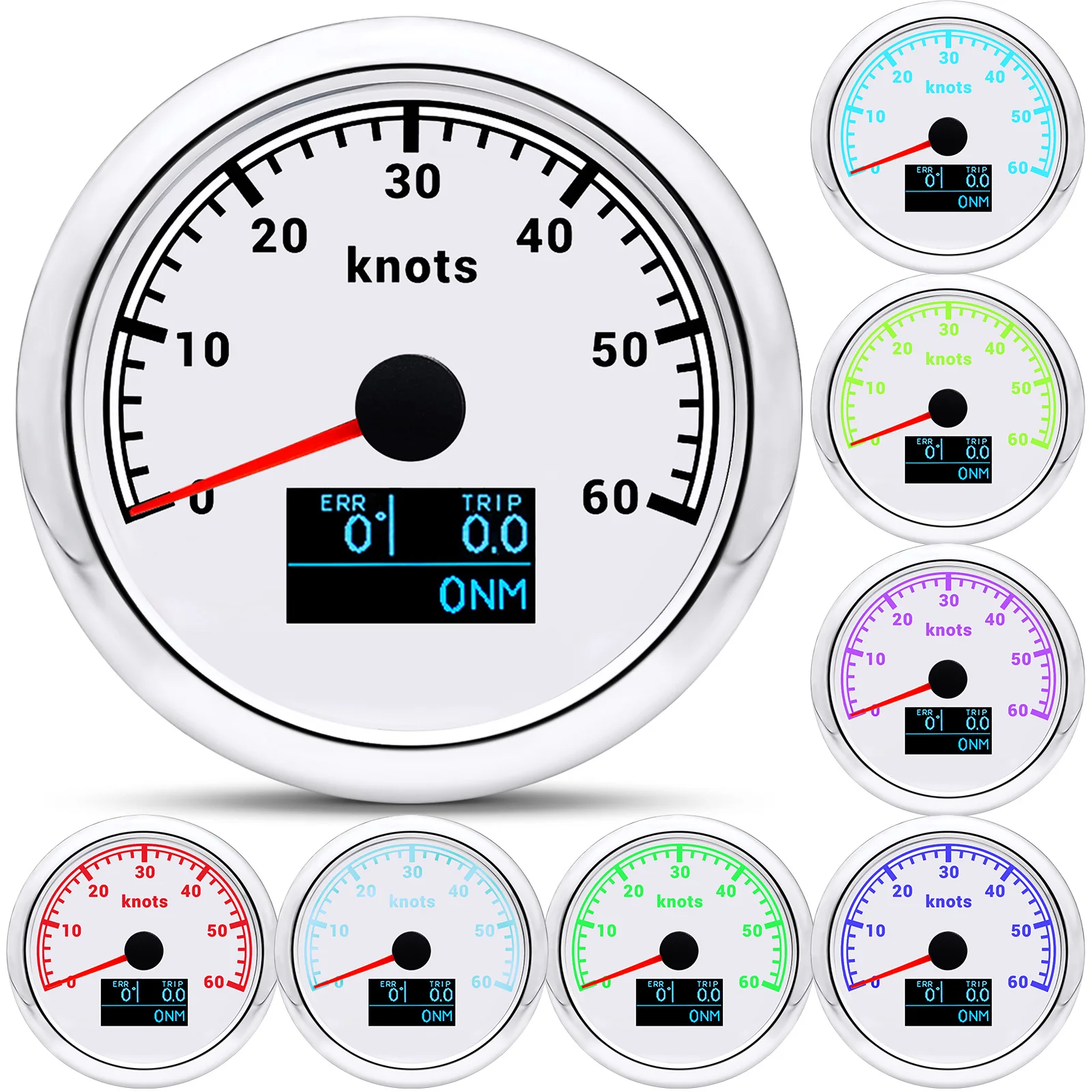 Velocímetro GPS de 85 mm con odómetro para coche y uso náutico - imagen 2