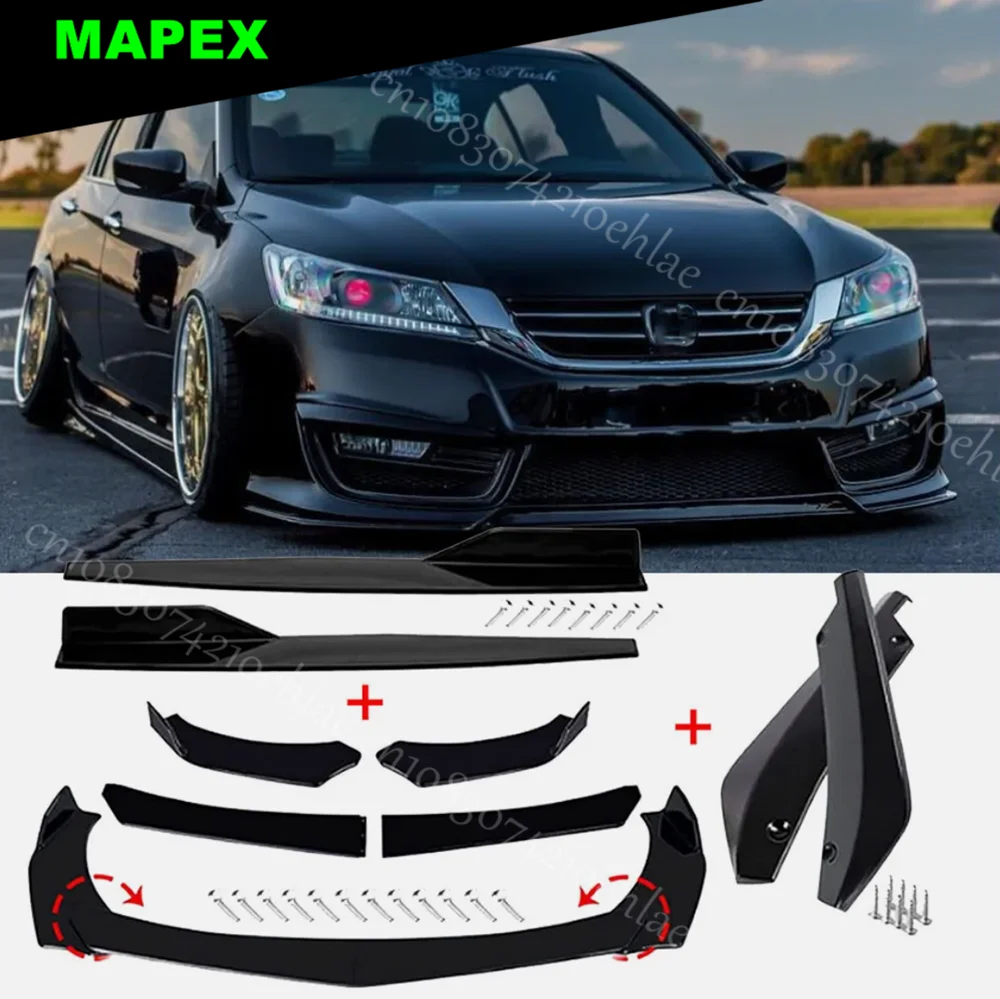 Divisor alerón parachoques delantero estilo inverso Honda Accord - imagen 2