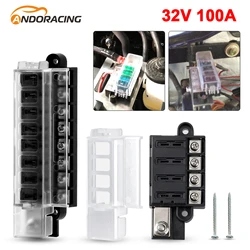 Caja porta fusibles ATO 12V-24V para coche y camión
