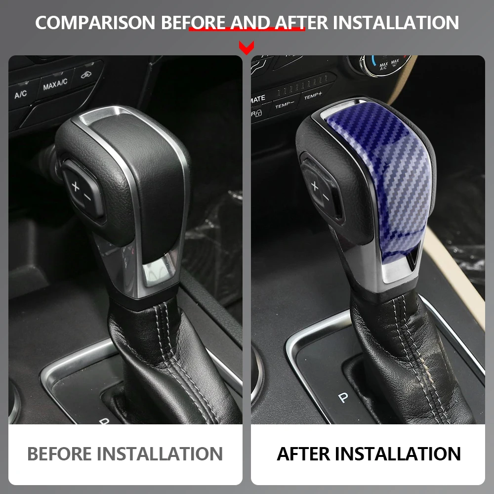 Pomo palanca cambio fibra carbono ABS Ford Ranger Raptor 2021-2023 - imagen 4