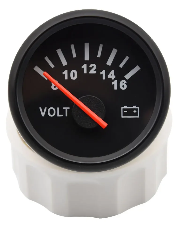 Voltímetro digital 52mm con retroiluminación roja 8-16V para coche - imagen 3