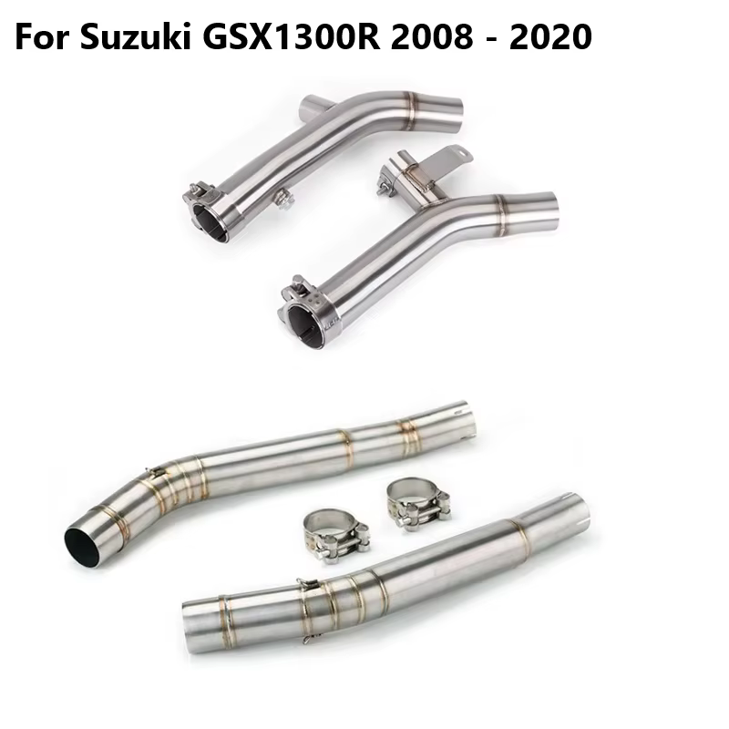 Tubo de unión del escape de 51 mm para Suzuki Hayabusa (2008-2020)