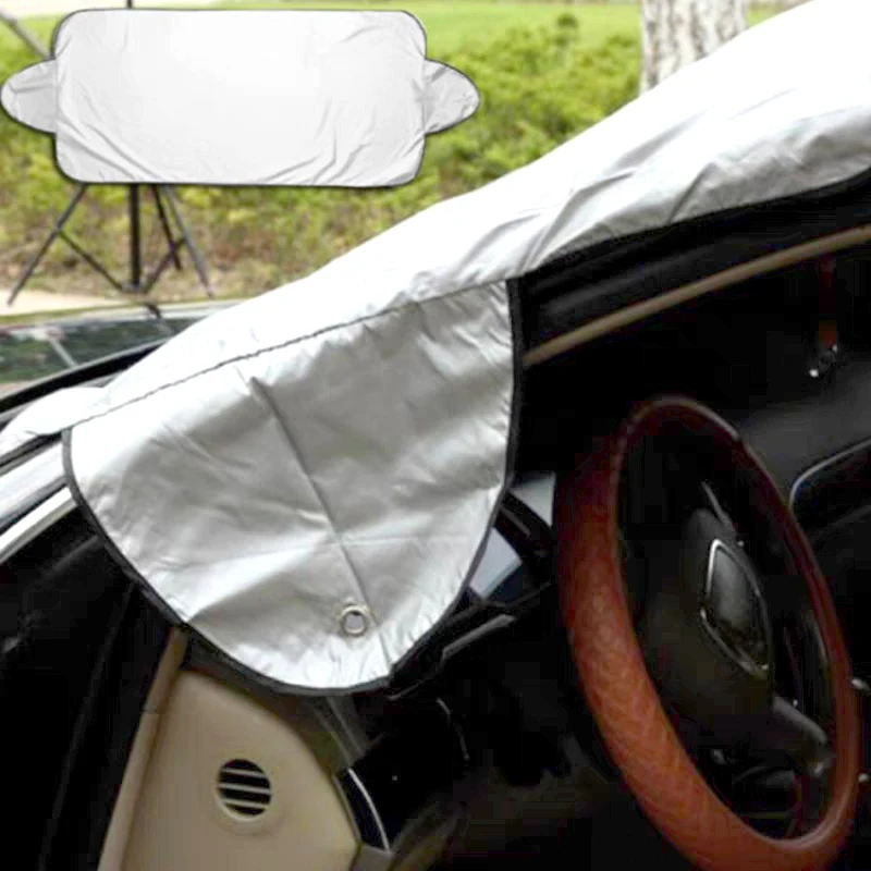 Protector de parabrisas para coche contra hielo, nieve y hojas - imagen 3
