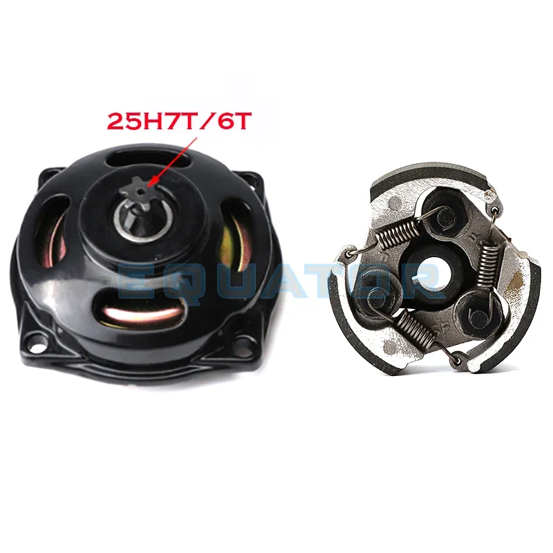Caja de cambios 25H con embrague para minimoto 47/49 cc 2T - imagen 2