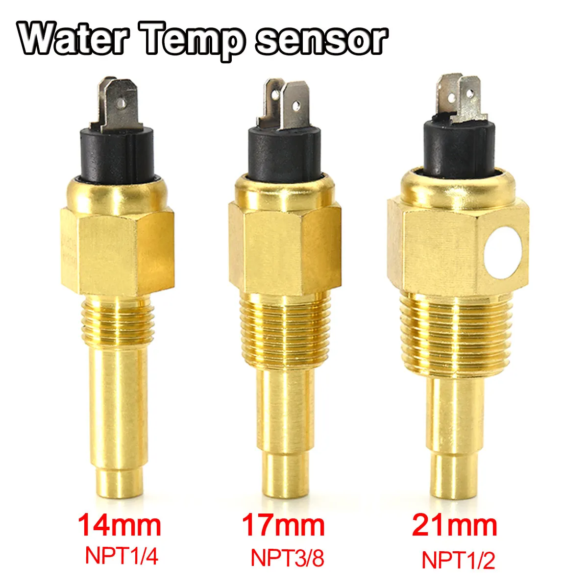 AD Medidor temperatura agua con sensor e iluminación roja coche - imagen 2