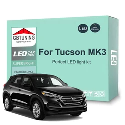 Kit de bombillas LED interiores CANBUS para Hyundai Tucson 2016-2022