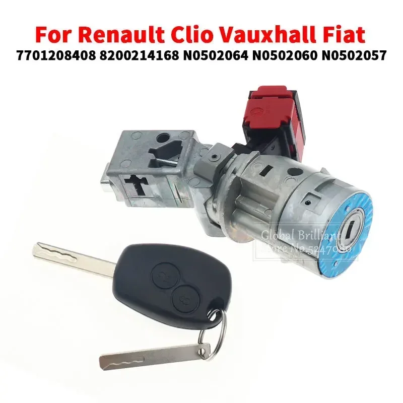 Renault Clio 8200214168 Interruptor de arranque con cilindro y llave