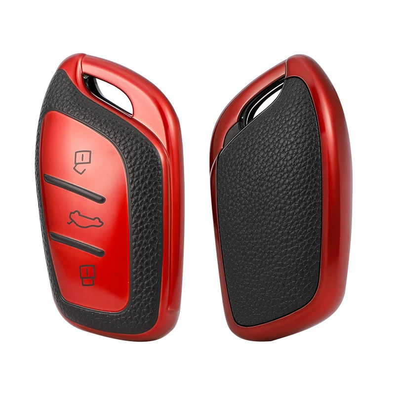 Llavero de cuero TPU para Roewe y MG – RX3, RX5, MG4, MG5, ZS, HS - imagen 5
