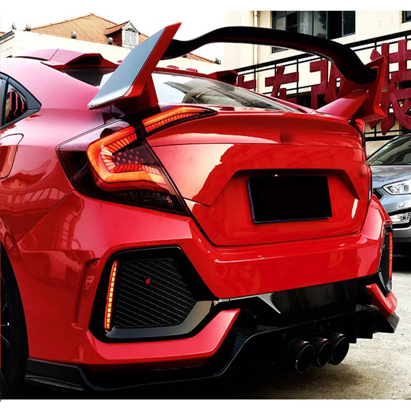 Pilotos traseros parachoques Honda Civic Type R FK8 - imagen 2