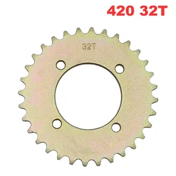 Piñón de 32 dientes para motocicleta, transmisión de cadena 64 mm