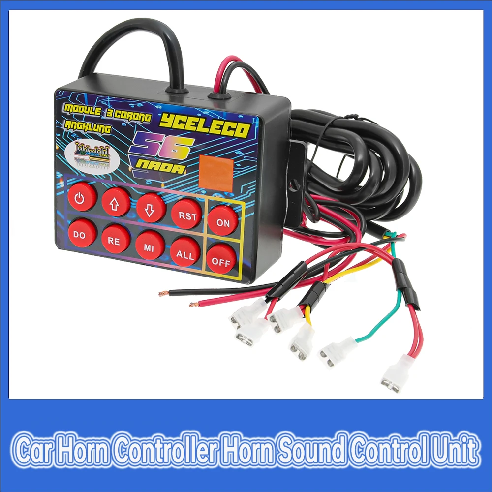 Módulo controlador bocina musical universal 12V-24V para coches