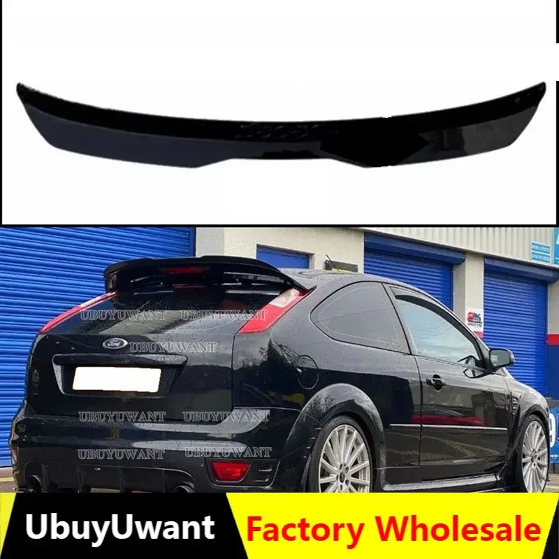 Alerón trasero negro fibra de carbono Ford Focus Mk2 ST 2004-2011