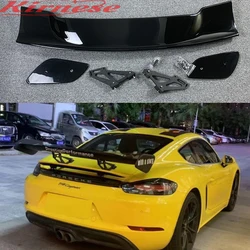Alerón de fibra de carbono para Porsche Cayman 718 GT 2016-2020