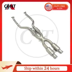 Tubo intermedio de escape CBNT SS304 con resonadores – BMW E92 M3 V8