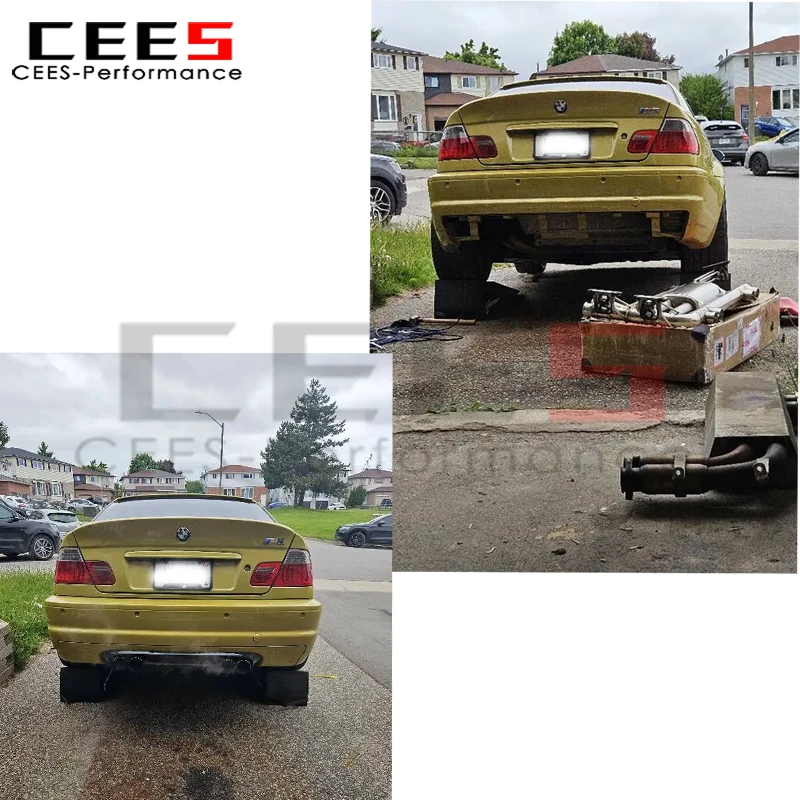Configuración de escape con válvula para M3 E46