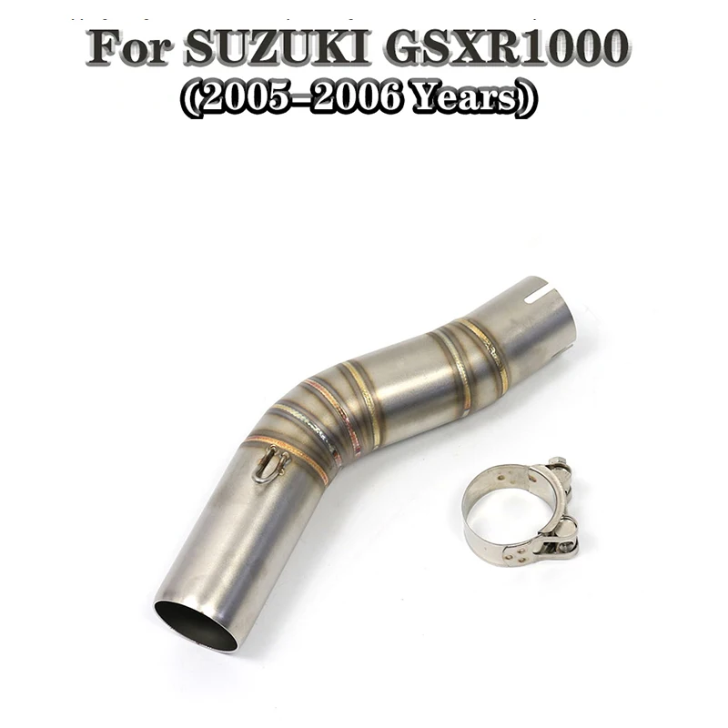 Tubo escape medio conexión Suzuki GSXR1000 2005-2006