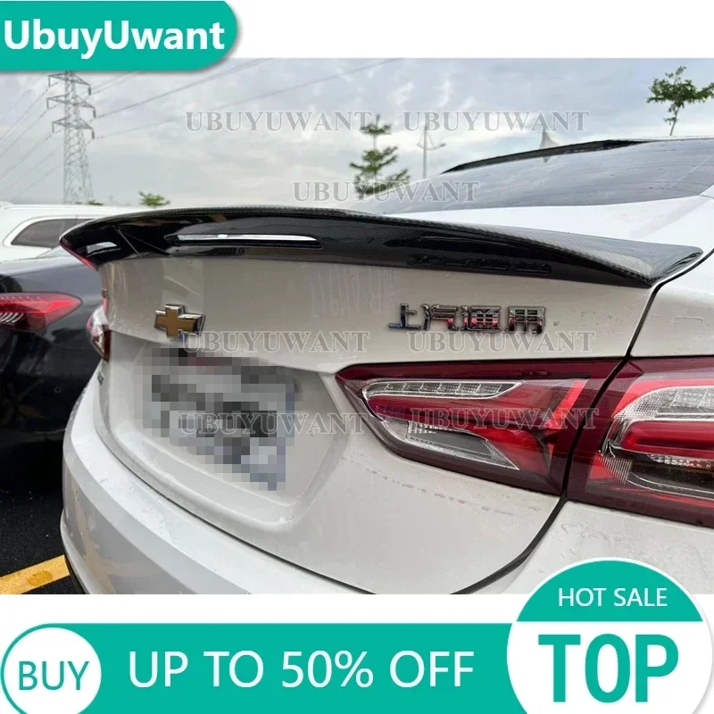 Alerón trasero estilo R efecto carbono para Chevrolet Malibu XL (2016-2023)