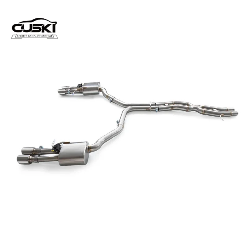 Sistema de escape catback en acero inoxidable para Audi RS4 B8 4.2 - imagen 3
