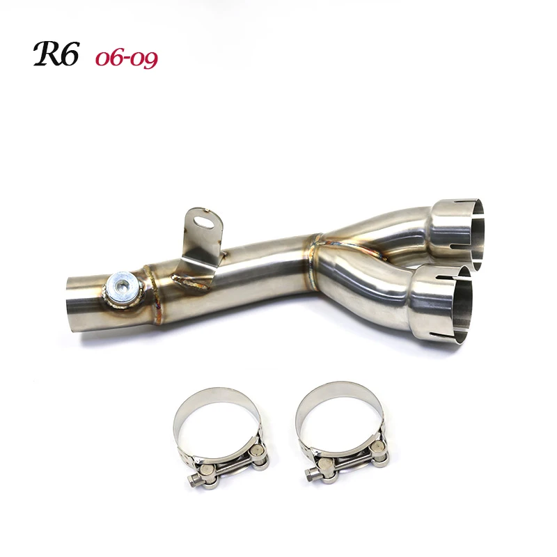 Tubo de enlace medio para escape de Yamaha YZF R6