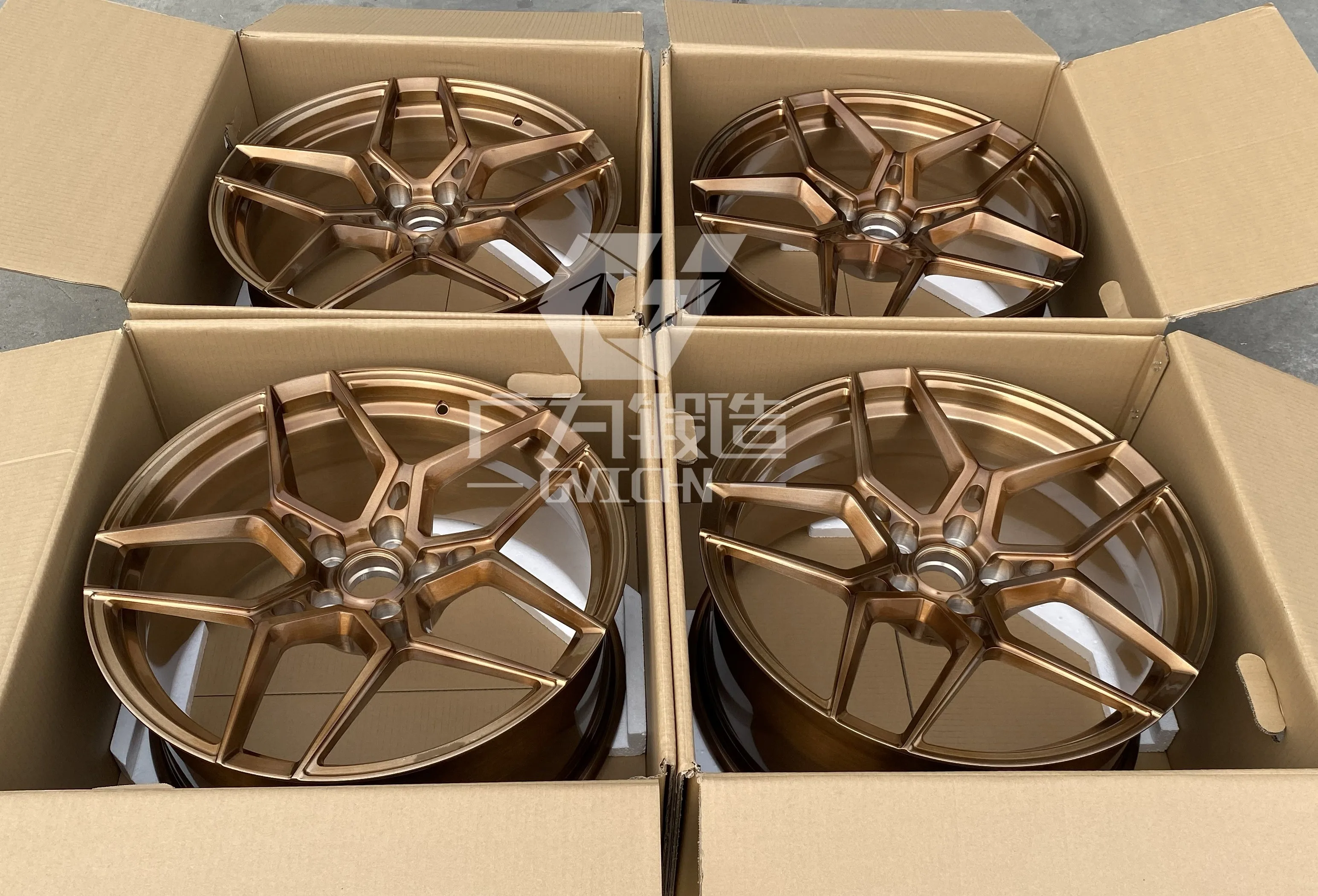 Llantas forjadas monobloque GVICHN aluminio cepillado 5x112 18" - imagen 4