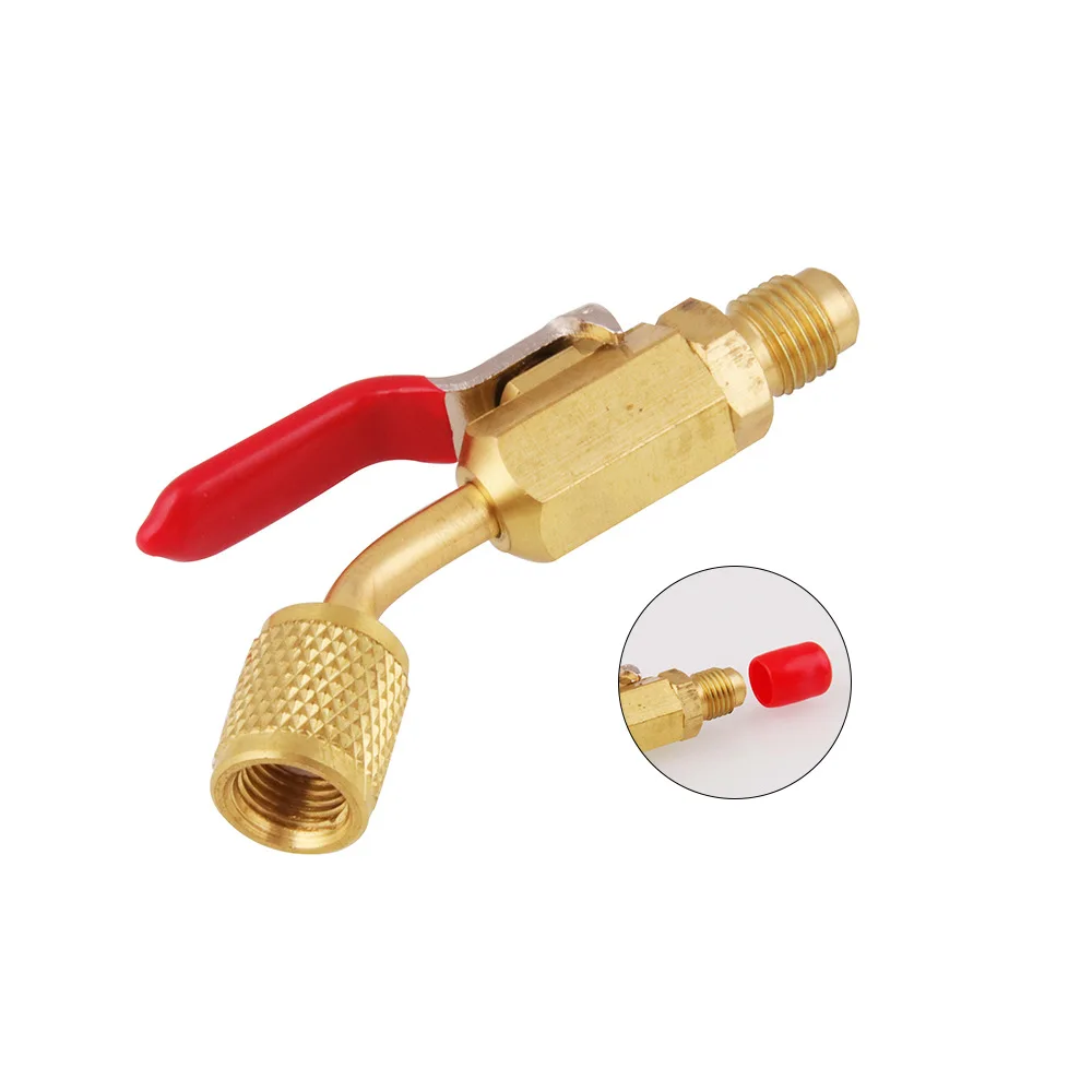 Válvula de bola en ángulo para aire acondicionado R410A - imagen 5