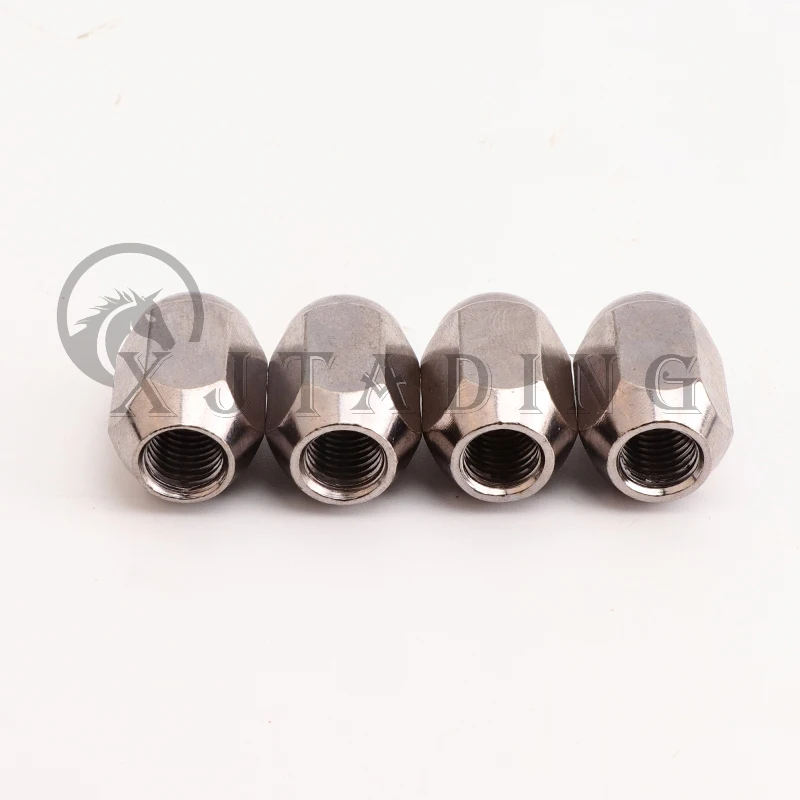 Tuerca de cubo de rueda cromada M10x1,25 para llanta de aluminio - imagen 3