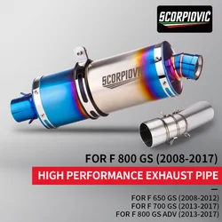 Silenciador de carbono BMW F650GS, F700GS y F800GS