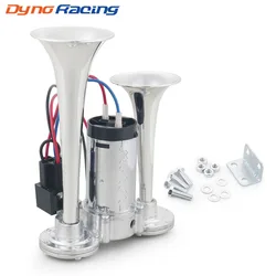Bocina de aire eléctrica doble de 12 V con compresor para coche y camión