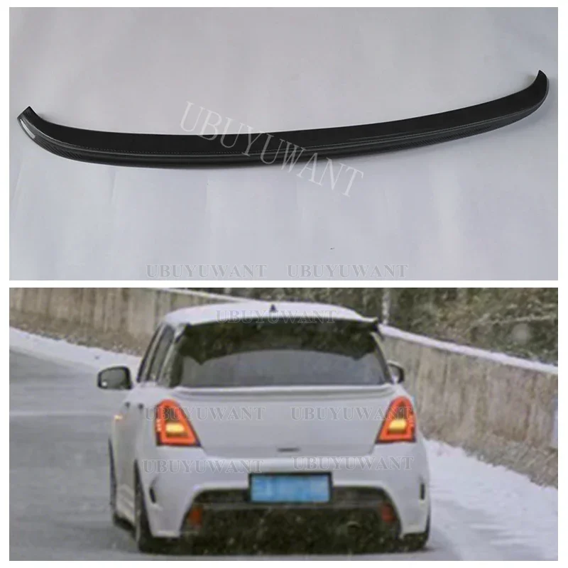 Suzuki Swift Spoiler trasero fibra carbono 2005-2012 alta calidad - imagen 2