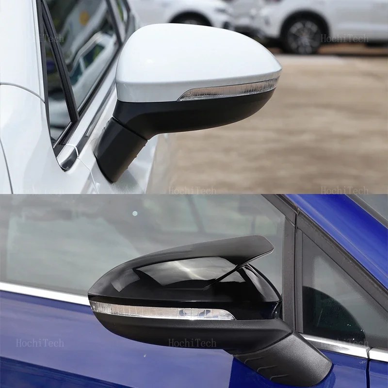Tapa espejo retrovisor negro con cuerno - VW Golf 8 MK8 20-25 - imagen 4