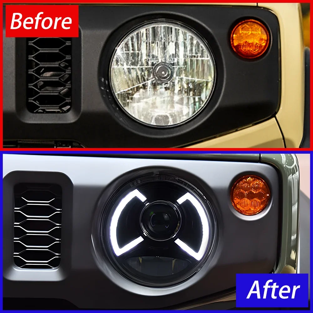 Faros LED de proyector Suzuki Jimny 2019-2023 – actualización dinámica - imagen 2