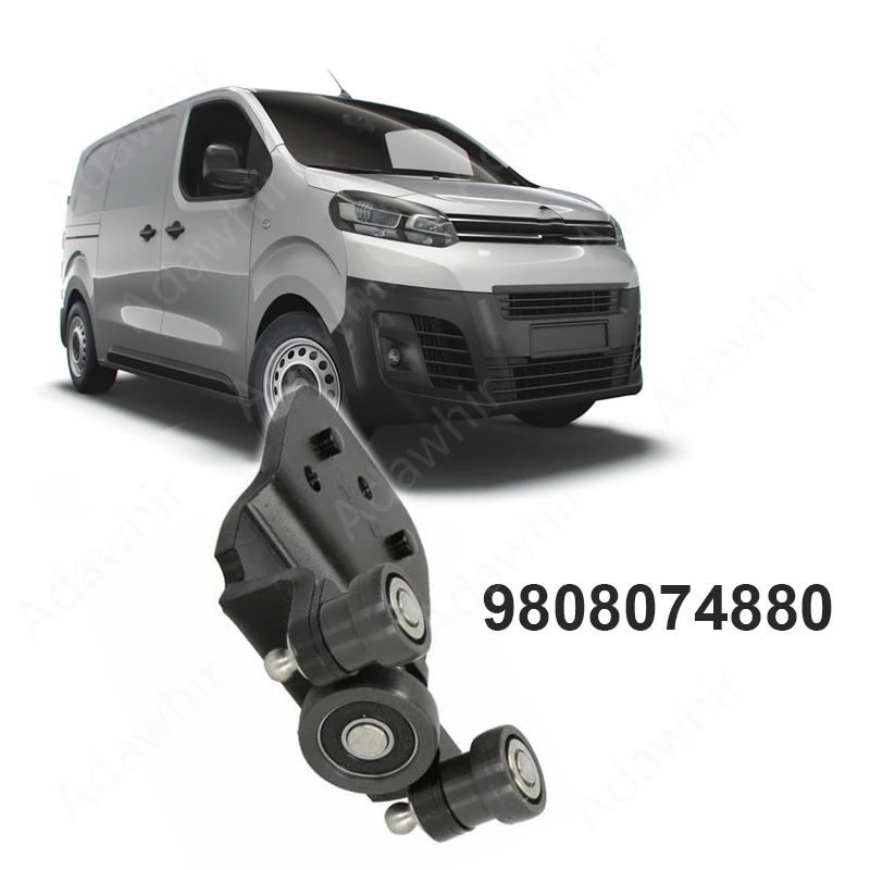 Guía de rodillo de puerta corredera de coche, accesorios para el coche, parte superior derecha, media, inferior, para viajero, Fiat, Scudo, 2016, 2023, 1 Uds.