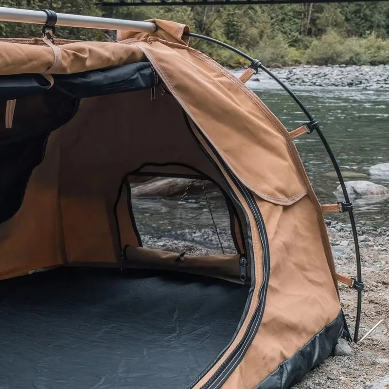 Tienda australiana lona impermeable para acampar con coche - imagen 5