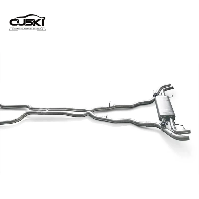Escape trasero inoxidable con catalizador y válvulas BMW G12 2019-2022