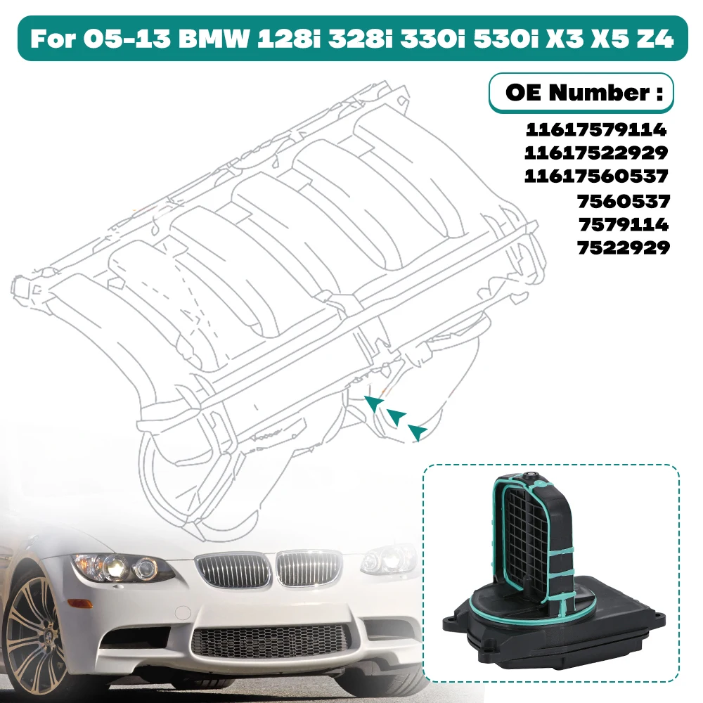 Válvula DISA izquierda para colector de admisión BMW 328i - imagen 4