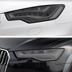 Protector de faros ahumado para Audi A6 C7, S6 y RS6 (2012-2018)