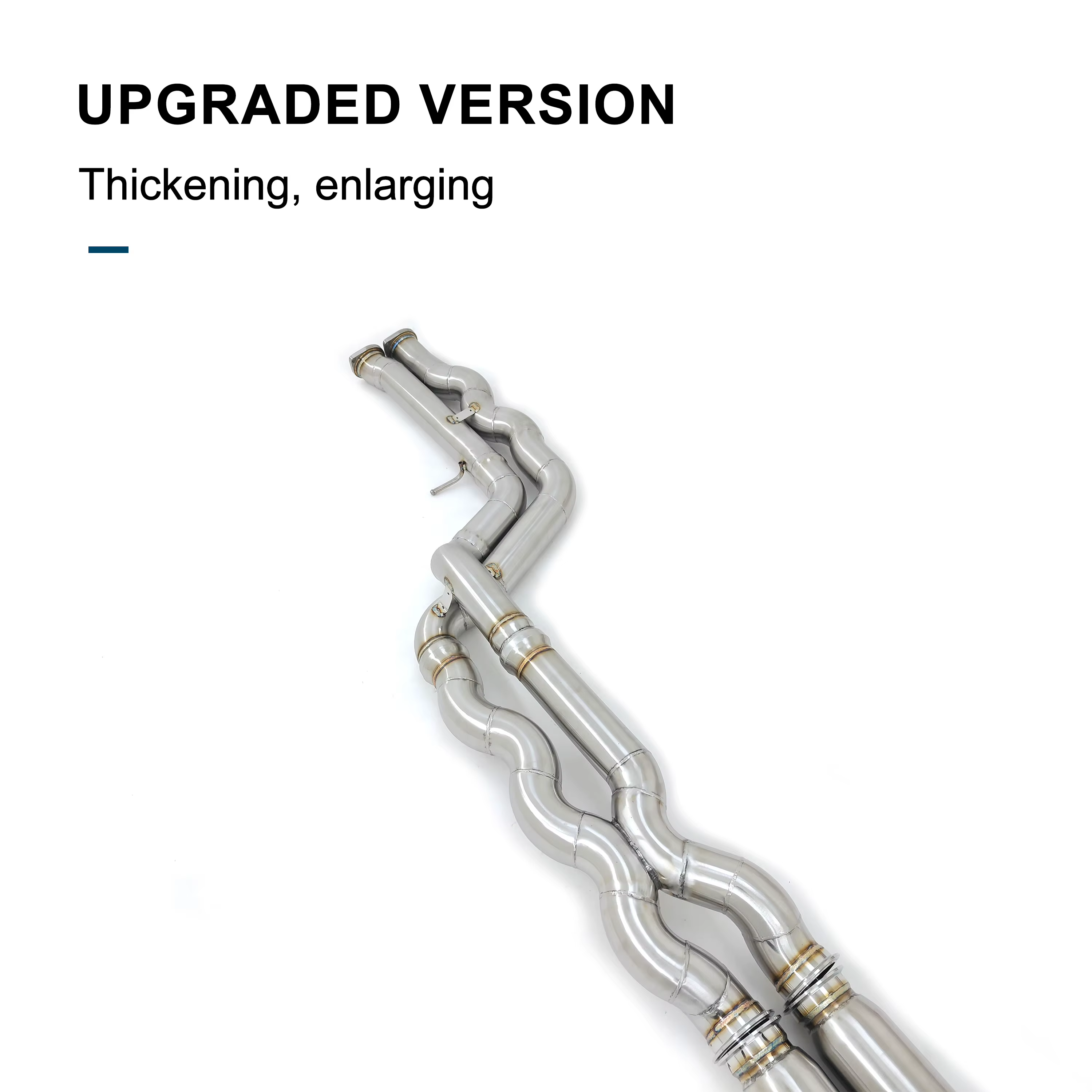 Tubo central resonado CBNT acero inox – BMW M3 F80 M4 F82 70 mm - imagen 5