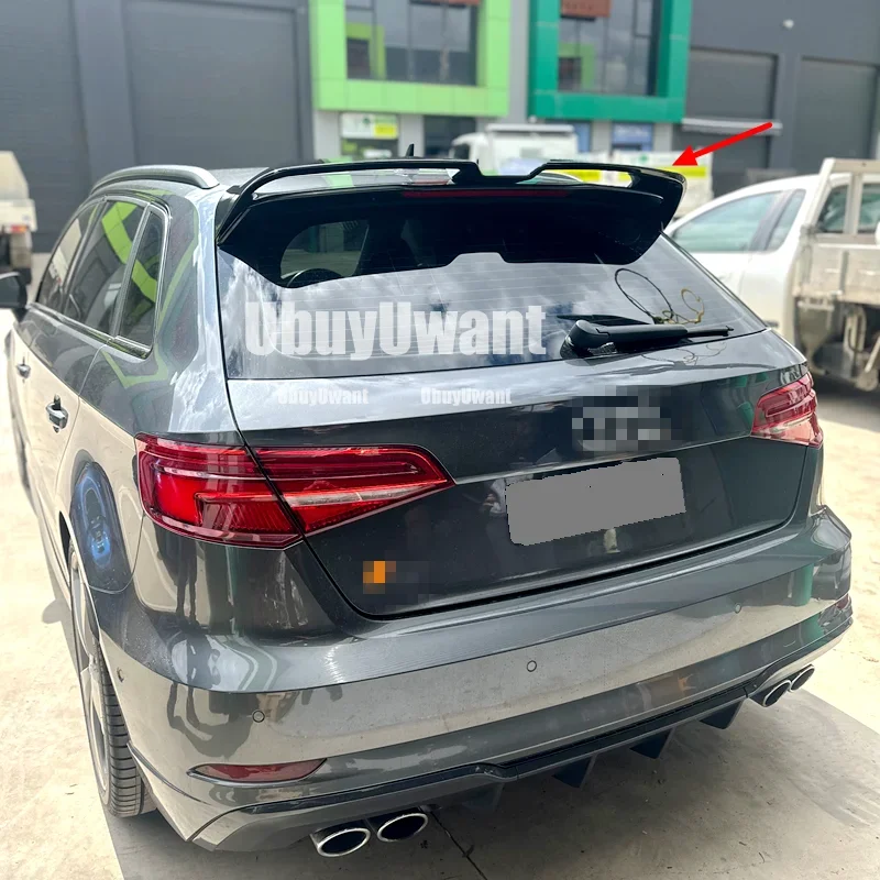 Alerón de techo estilo Oettinger para Audi A3 S3 Hatchback 2014-2020 - imagen 4