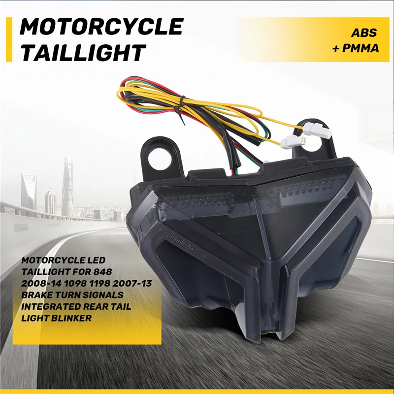 Luz trasera LED Ducati 848 1098 1198 intermitente integrado - imagen 2